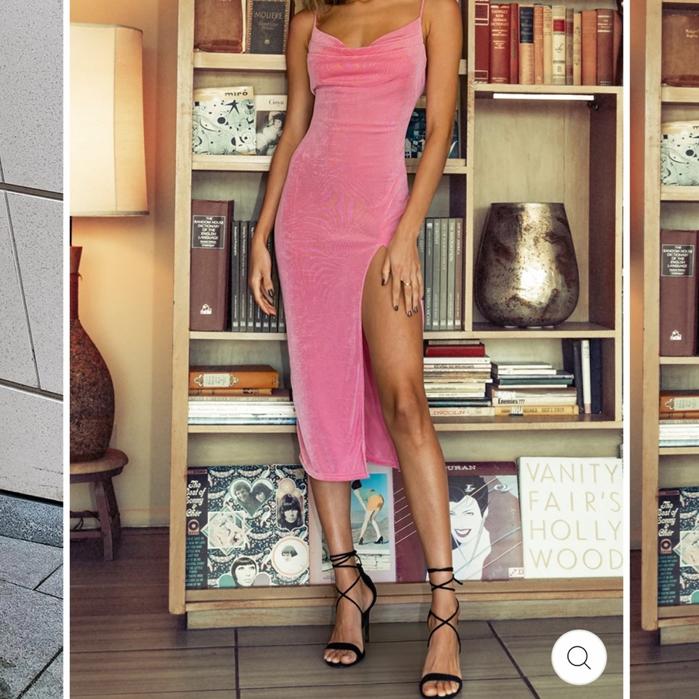 JAUS Carter Slip Dress - Pink